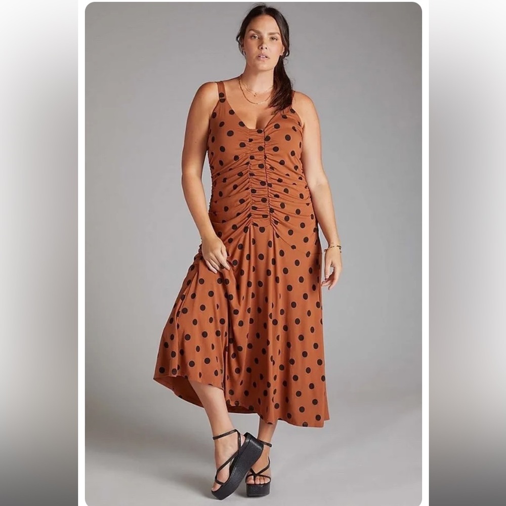 Anthropologie Polka Dot Dress